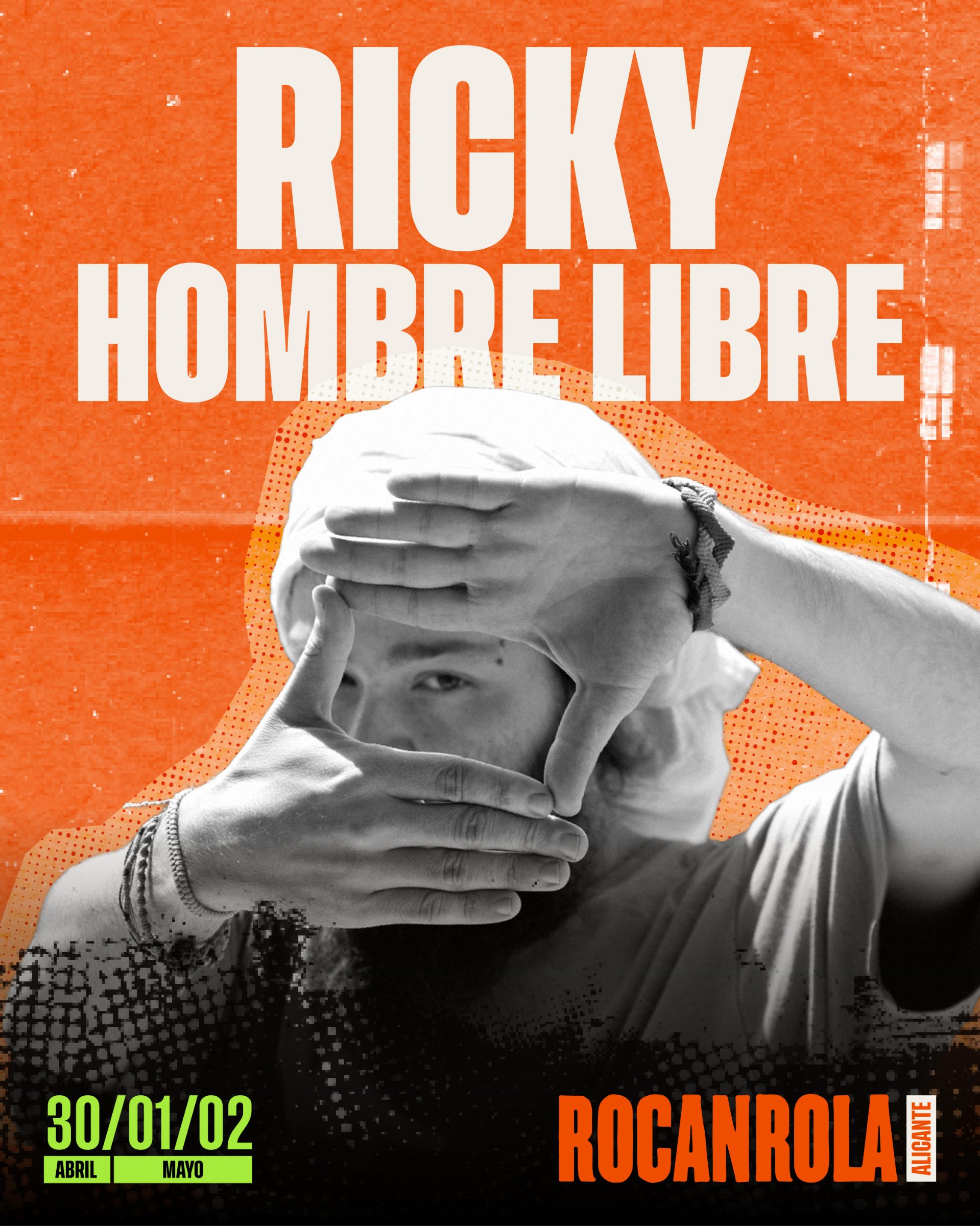 Cartel del concierto en Alicante